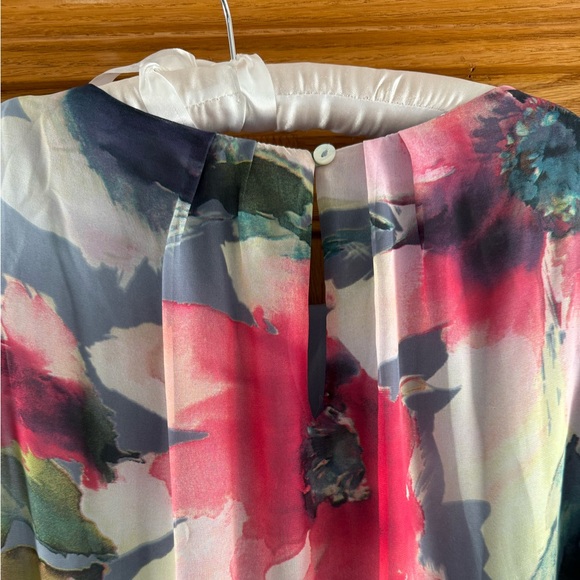 Coldwater Creek Blue and Peach Dress - Picture 5 of 6